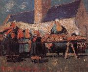 Breton-s Market Delaunay, Robert